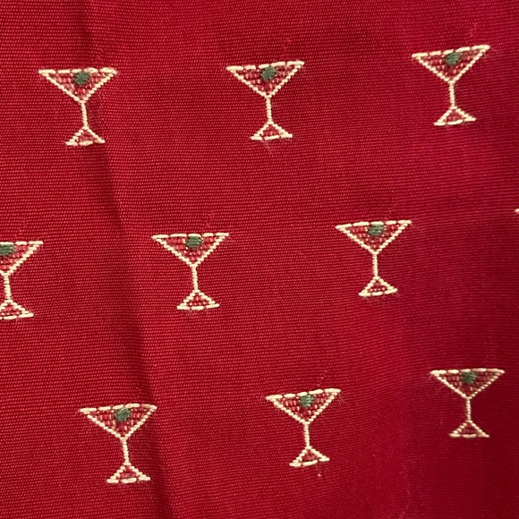 Martini print pants. Size 4. Skirtin Around brand. Super cute. - Picture 6 of 7